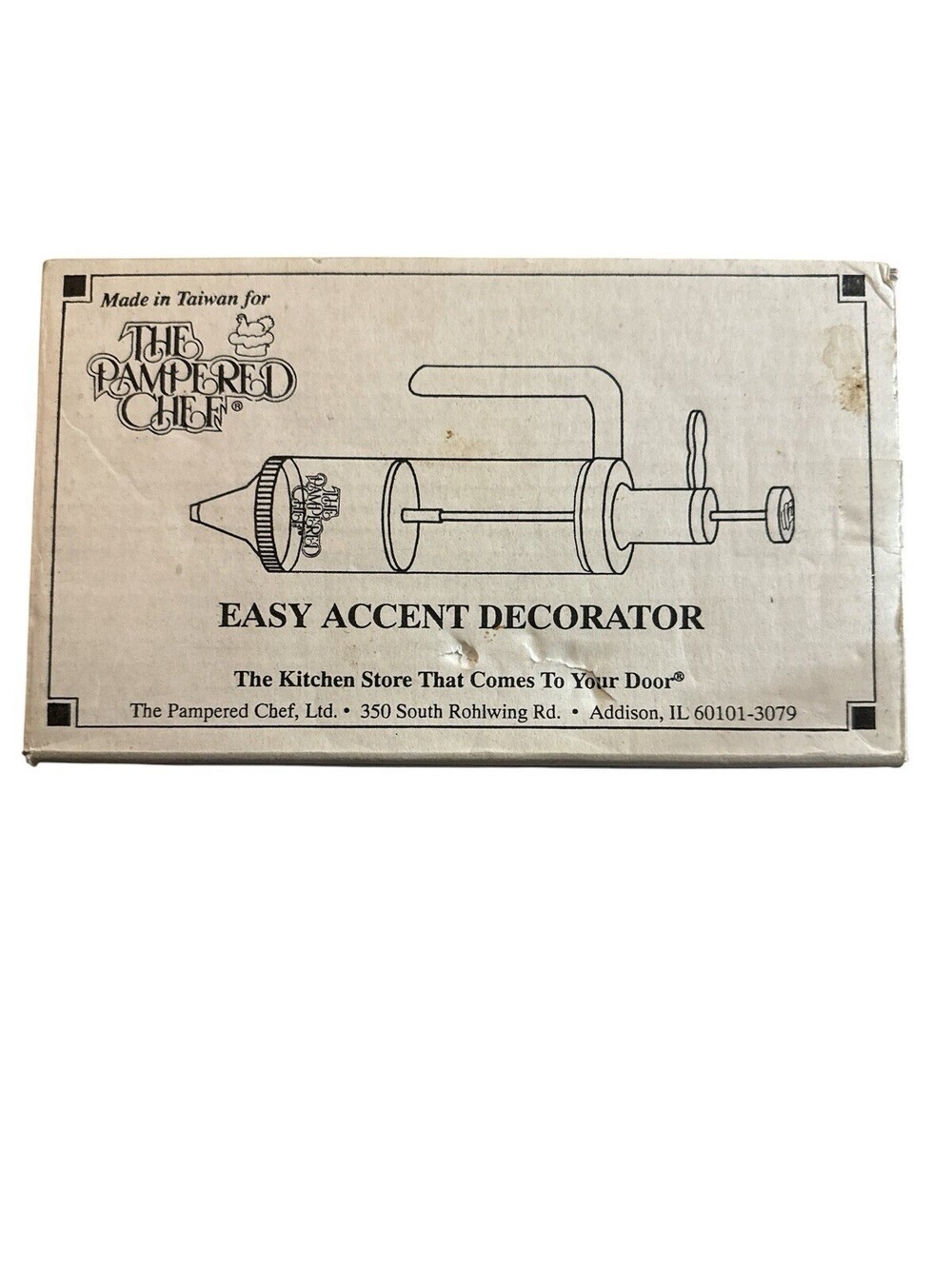 Vintage Pampered Chef Easy Accent Decorator Pastry Tool